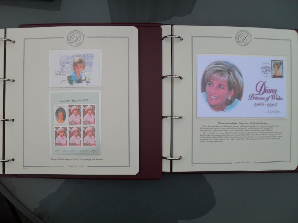 England, postfrisk, PRINSESSE DIANA SAMLING