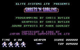 Ghosts'n Goblins, Commodore 64 & C128