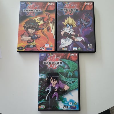 Bakugan 1+2+3, DVD, animation