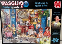 Wasgij Mystery puzzle, Blå nr. 18, quizspil