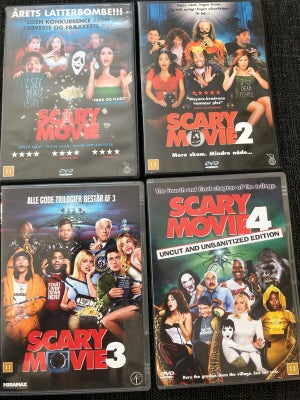 Scary Movie 1 4 DVD gyser dba.dk K b og Salg af Nyt og Brugt