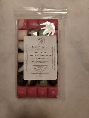 Duftvoks, Sassy Girl Aroma, Duftvoks købt fra amerikanske Sassy Girl Aroma i Tomah, Wisconsin. Knæk 