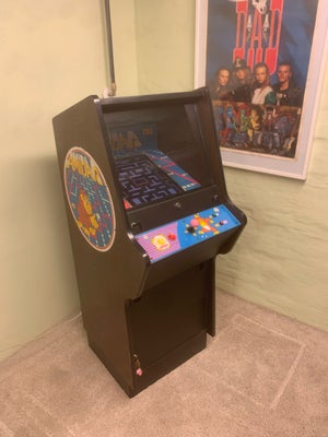arkademaskine, God, 
1 player Arcade maskine fra de glade 80’ere. Indeholder 60 klassiske spil fra 8