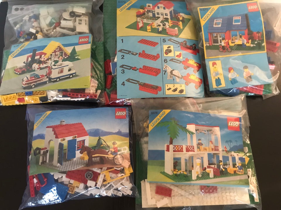 Lego andet, 6370 + 6379 + 6388 + 6376 + 6355