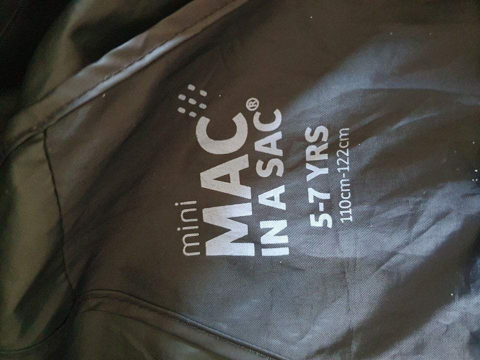 Regntøj, Regnjakke, Mac in a sac