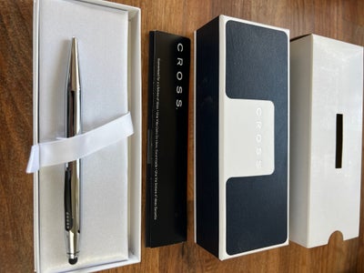 Kuglepenne, Cross Pen, Ny ubrugt Crosspen - med reklame logo