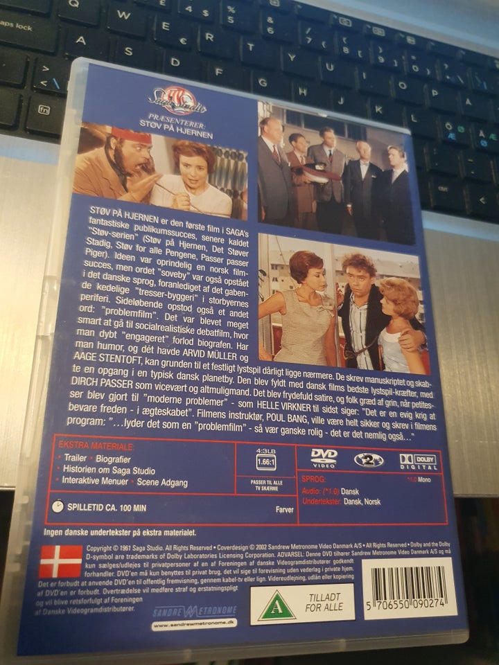 Støv på hjernen, DVD, familiefilm