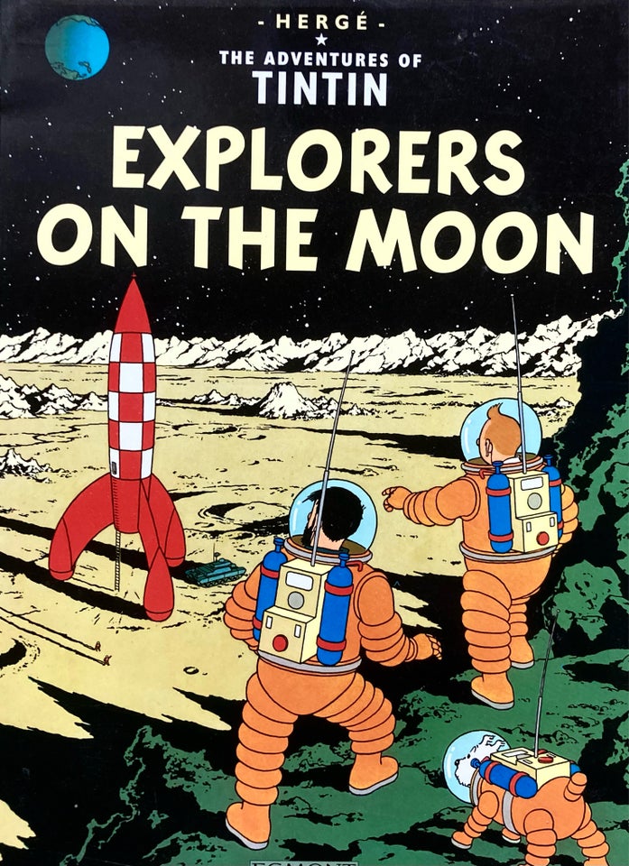 Tintin: Explorers on the Moon, Herge, Tegneserie