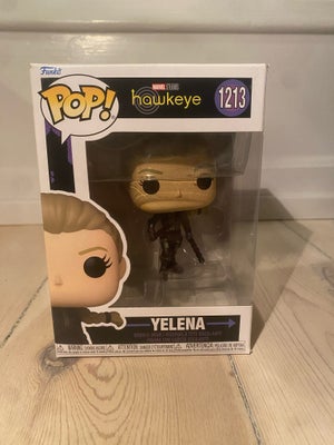 Samlefigurer, Funko pop, Yelena

Næsten i perfekt stand på nær en lille misfarvning i hendes ansigt
