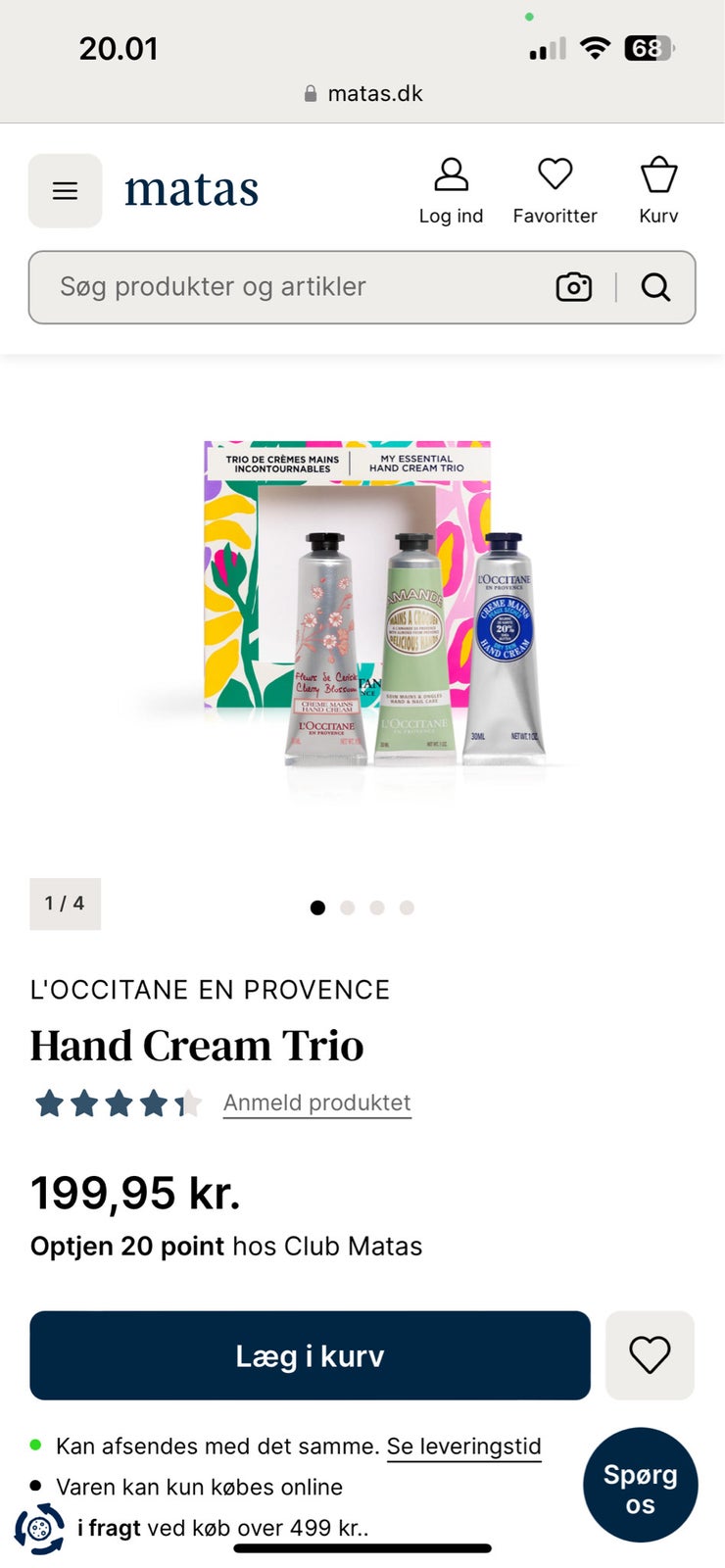Hudpleje, Hand cream, L’occitane