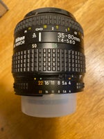 zoom, Nikon, nikon af nikkor 35-80 mm 1.4-5.6d
