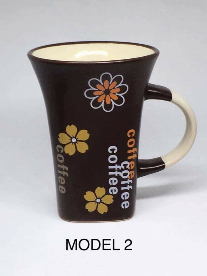 Porcelæn, 4 stk fede kaffekrus, NYE