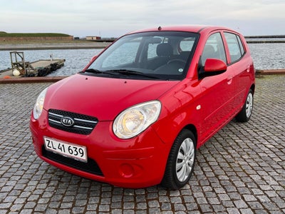 Kia Picanto, 1,1 Active, Benzin, 2008, km 50000, rød, nysynet, ABS, airbag, 5-dørs, centrallås, star