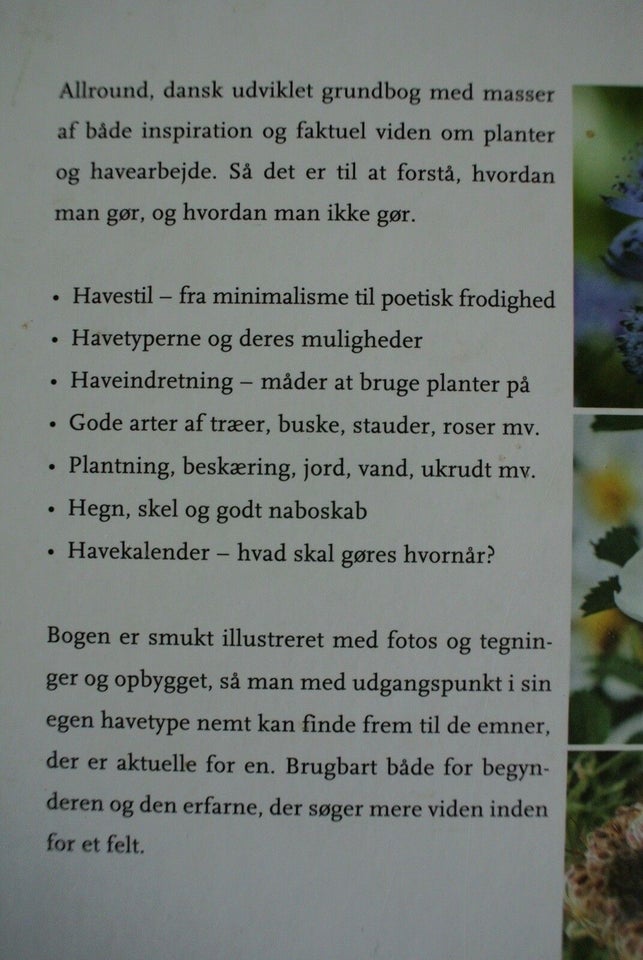 den danske havebog, af rie post mfl. , emne: hus og have