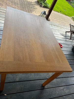 Spisebord, Træ, Made in Denmark, b: 90 l: 140, Udmærket spisebord med hollandsk udtræk - hver plade 