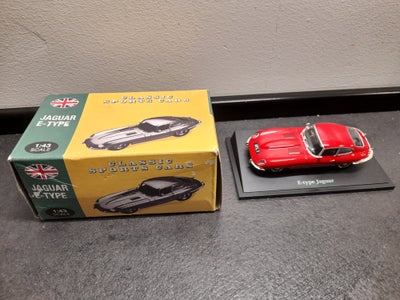 Modelbil, Classic Sports Cars Jaguar E-Type, skala 1:43, Classic Sports Cars
Jaguar E-Type
Skala 1:4
