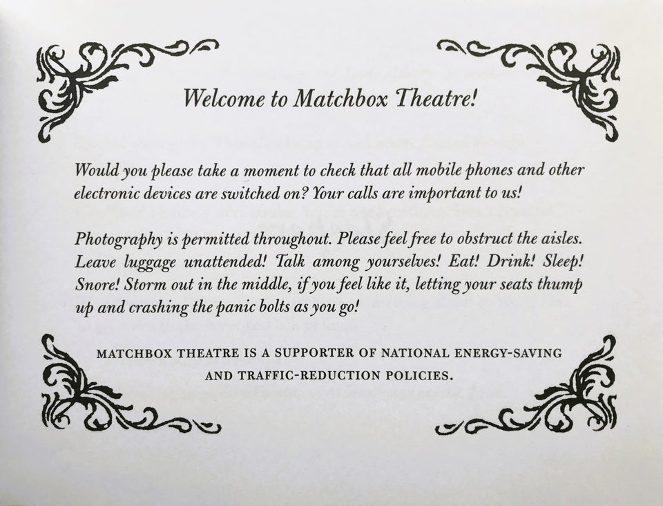 Matchbox Theatre, Michael Frayn, genre: drama