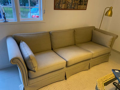 Sofa, stof, 3 pers. , Ukendt, Velholdt sofa med lille plet. Hynder kan tages af og vaskes. 

Længde 