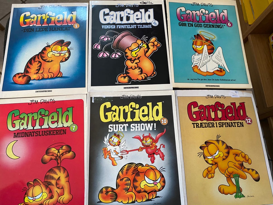 Garfield tegneserier, Jim Davis, Tegneserie