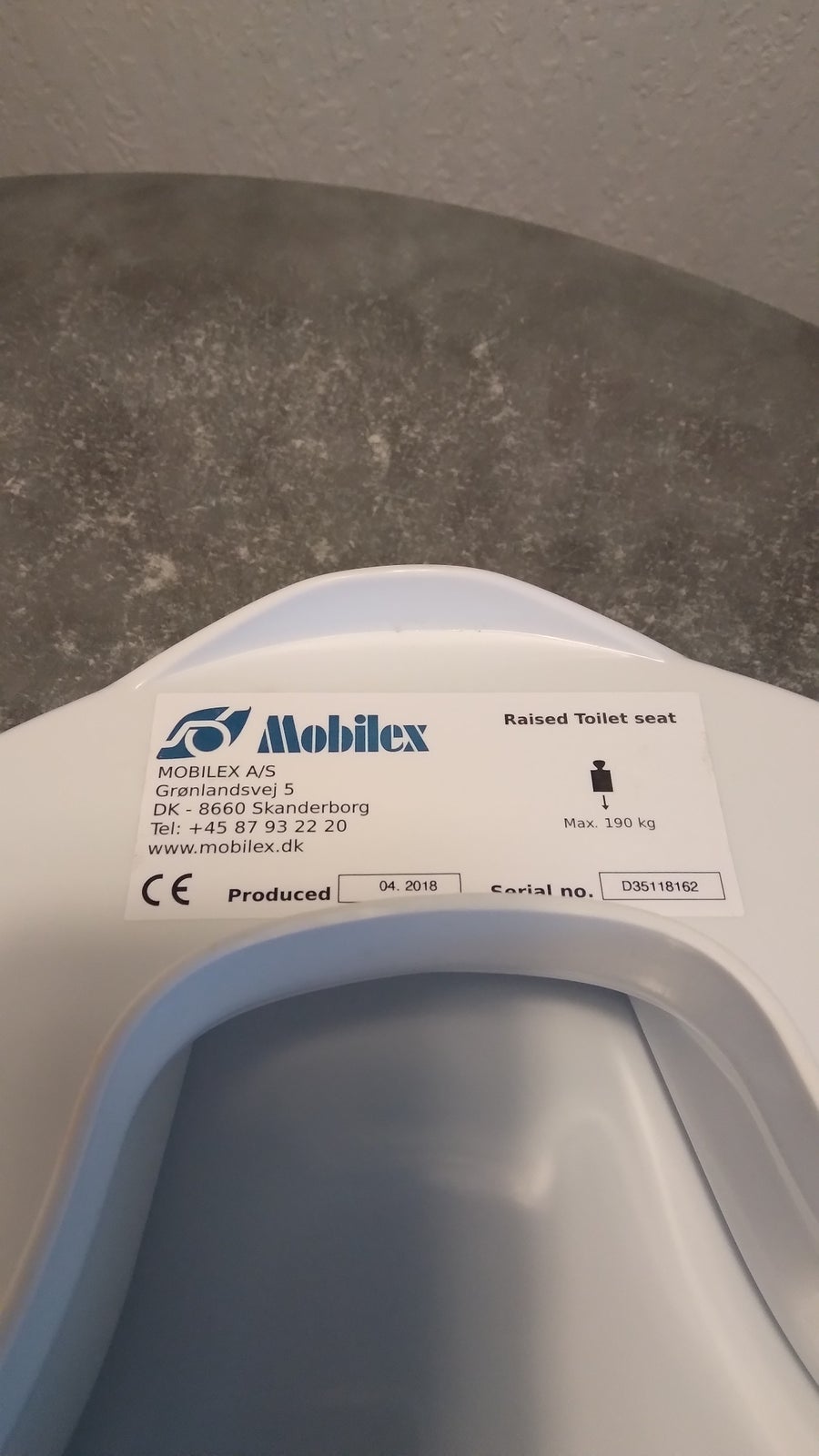 Toiletsæde, Toiletsædeforhøjer Mobilex