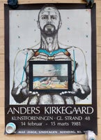 Plakat, Anders Kirkegaard, b: 59,5 h: 84