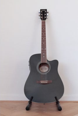 Western, andet mærke Suzuki SDG-35CE BK, Suzuki SDG-35CE BK Akustisk/Elektrisk Guitar.
 Ryg og Sider