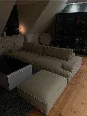 Sofa, Sofa og puf fra Sofakompagniet sælges. Står som ny - nypris var kr. 13.000,- 