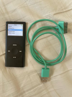 iPod, Nano 8gb, 8 GB, Rimelig, Fin fungerende ipod nano 8gb med kabel. Har kradset teksten på bagsid
