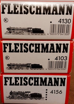 Modelbane, Fleischmann Tog, skala HO, De sidste tre maskiner  sættes til salg fra min store samling.