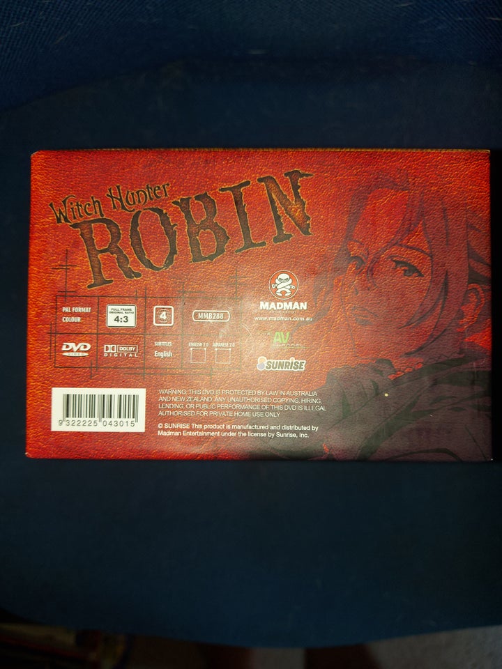 witch hunter robin, DVD, animation