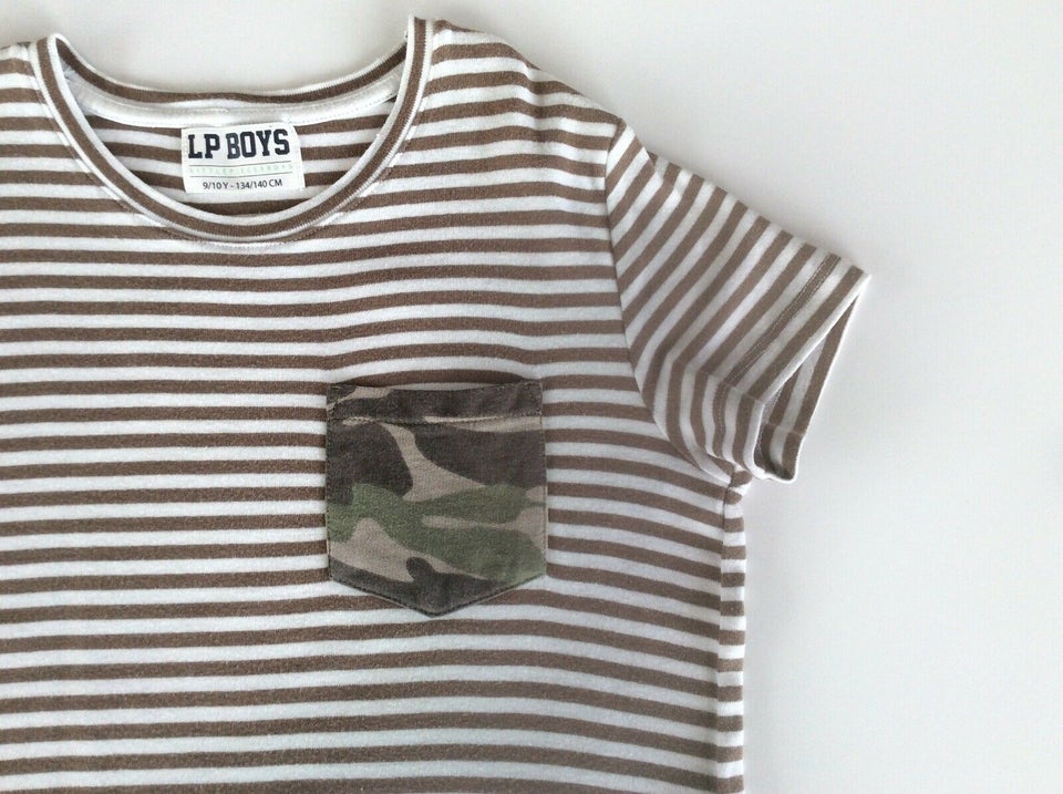T-shirt, M brystlomme i camouflagefarve, LP Boys