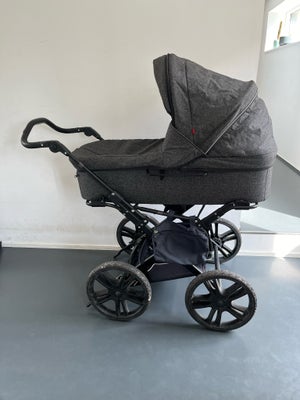Barnevogn, Odder North, liggemål (cm): 97, Komplet barnevognssæt til børn som sover ude fra spæd til
