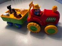 Traktor med lyd og dyr, Happy Baby farm traktor,