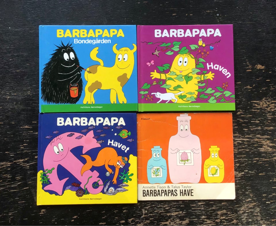 Barbapapa x 4 - billedbøger, Annnette tison