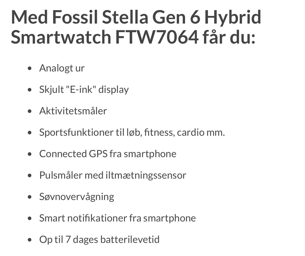 Smartwatch, Fossil