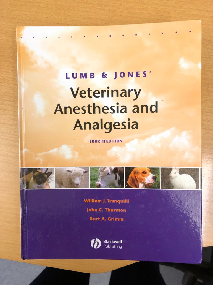 Veterinary Anesthesia and Analgesia, Lumb and Jones, år