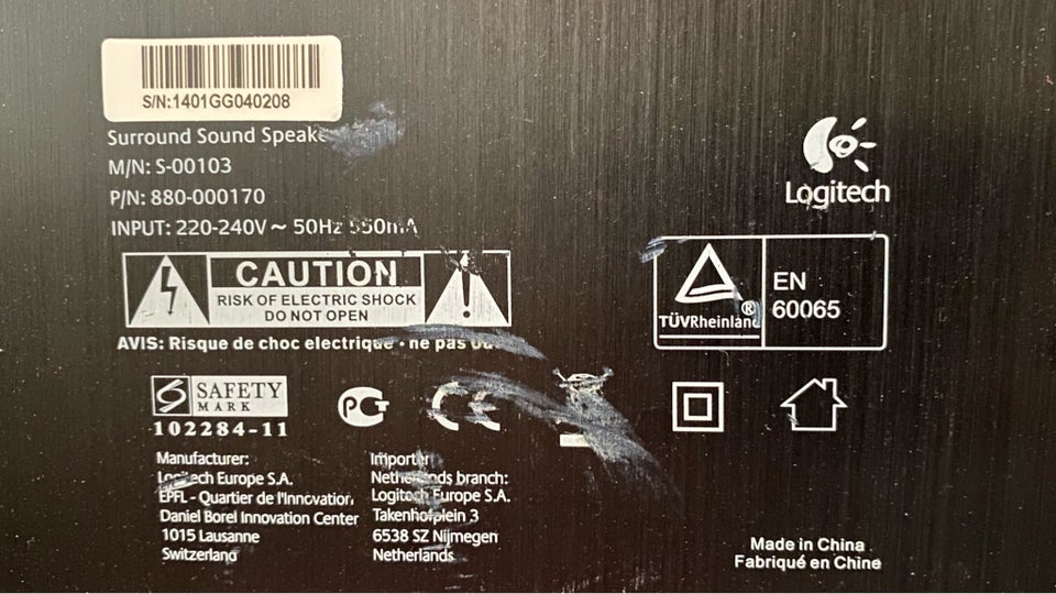 Logitech, Z906, 5.1 højttalersæt