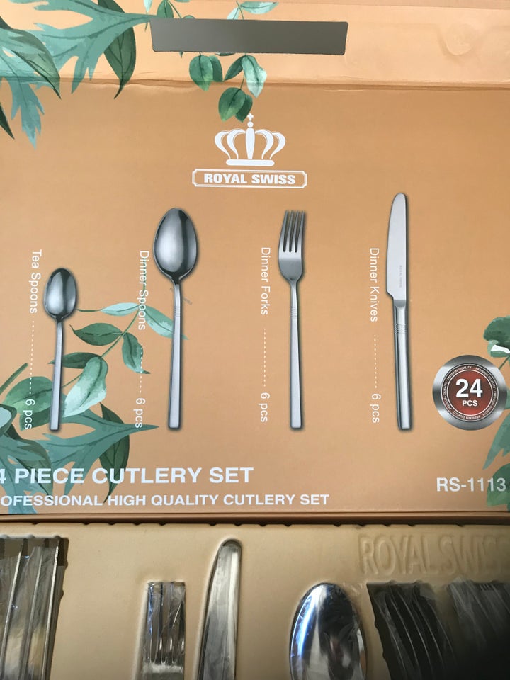 Royal swiss cutlery set 24 online piece