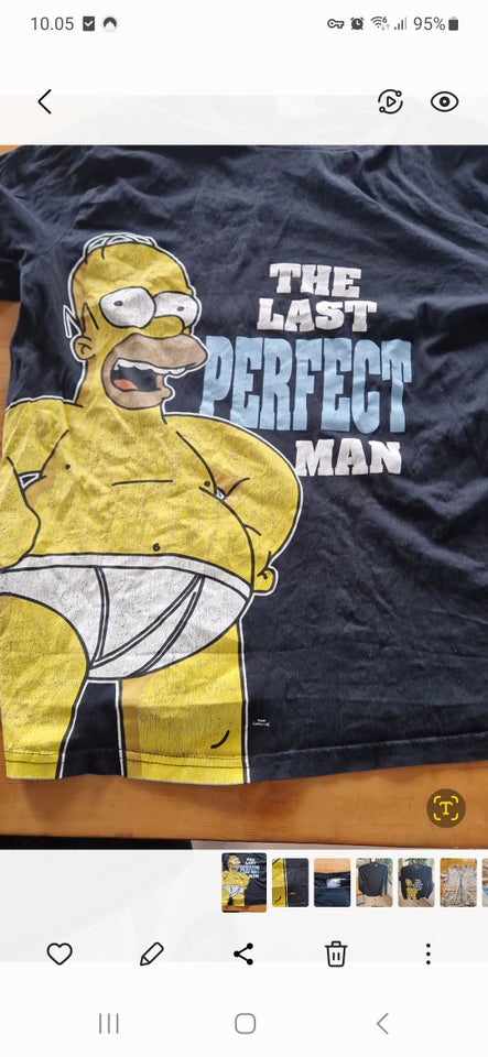 T-shirt, Simpson, str. XL