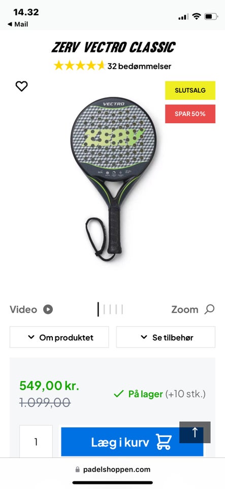 Padel bat, ZERV