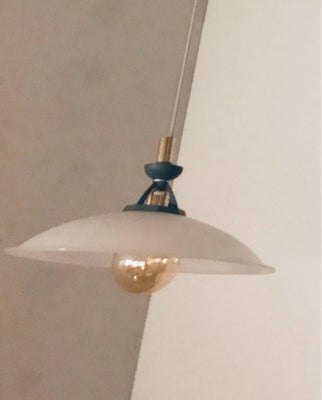 Anden loftslampe, Ukendt, Flot hvid og grøn loftslampe. Ukendt mærke, tror den er italiensk. 