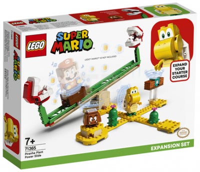 Lego Super Mario, 71365, Piranha Plant Power Slide - Intakt med alle dele, figurer og kasse. Byggeve