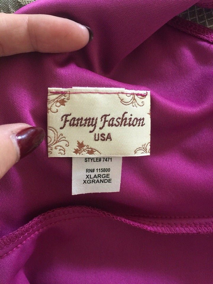 Festkjole, Fanny Fashion, str. XL