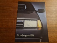 Fiat modelprogram fra 1991.
16 sider i farve, p...