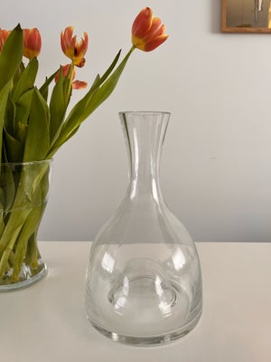 Vase, Vase / wine decanter, Has a small dent, but it’s not very noticeable (see photo)