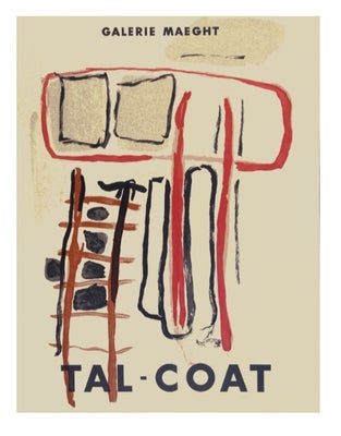 Galerie Maeght plakat, Pierre Tal Coat, motiv: 1956, b: 47.5 h: 62.5, Ny plakat fra Galerie Maeght 
