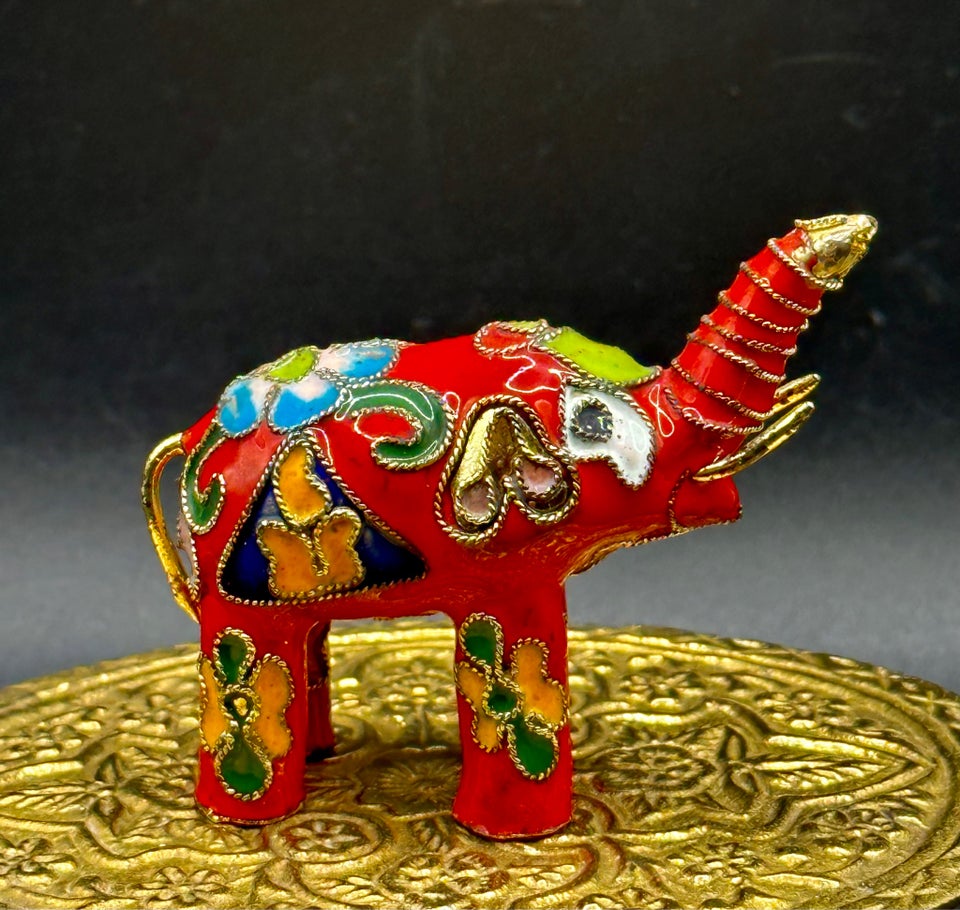 Miniature figurer af elefanter, Vintage/ antikke, 1960