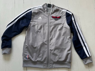 Basketball, Adidas, Vintage Adidas NBA Atlanta Hawks zipper fra ikke ryger hjem. Str L / XL