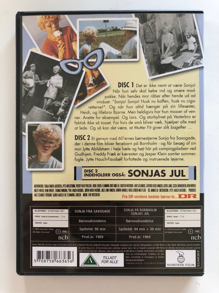 Den komplette Sonja samling, instruktør DR, DVD