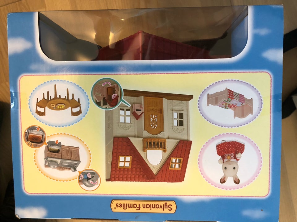 Sylvanian, lille hus med en kanin figur